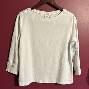 Rafaella Sport 3/4 Sleeve Crew Neck